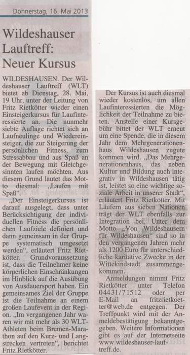 Einsteiger2013 WildeshauserAnzeiger-1